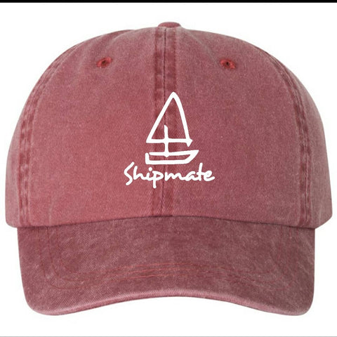 Wine color Dad Hat